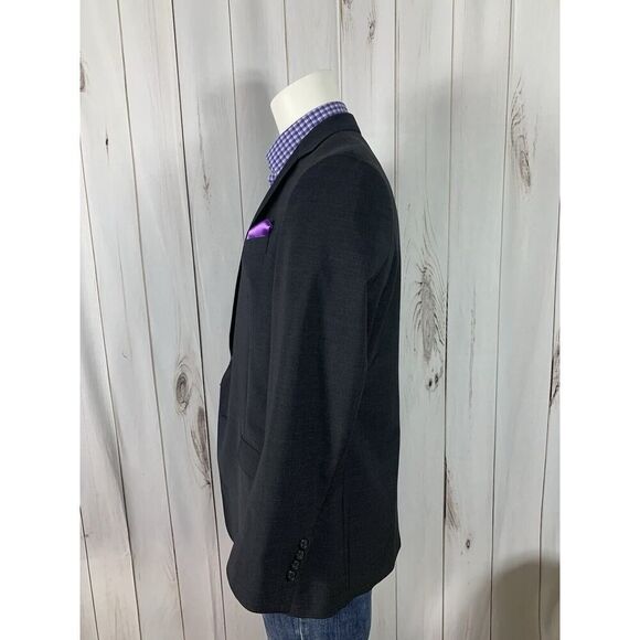 Brooks Brothers Explorer Fitzgerald Fit Mens 44R Blazer Sport Coat Jacket Gray - Picture 9 of 16